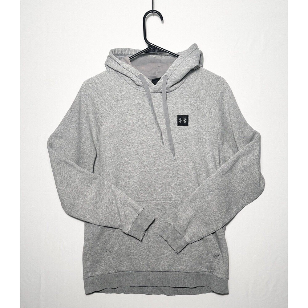Under Armour Gray Unisex Gray Rival Fleece Drawstring Pull Over Hoodie